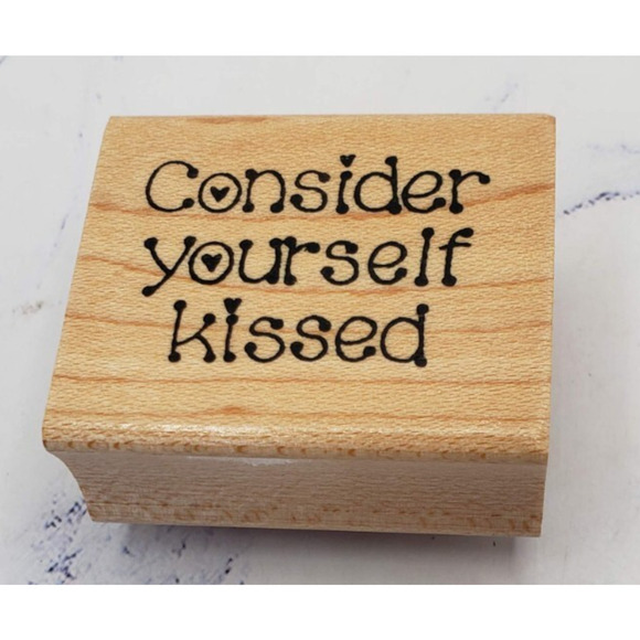 Lot of 5 Wood Mounted Rubber Stamps Home Tea Country - Picture 5 of 16